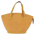 Louis Vuitton Saint Jacques Handbag Epi Leather Yellow Leather Handbag