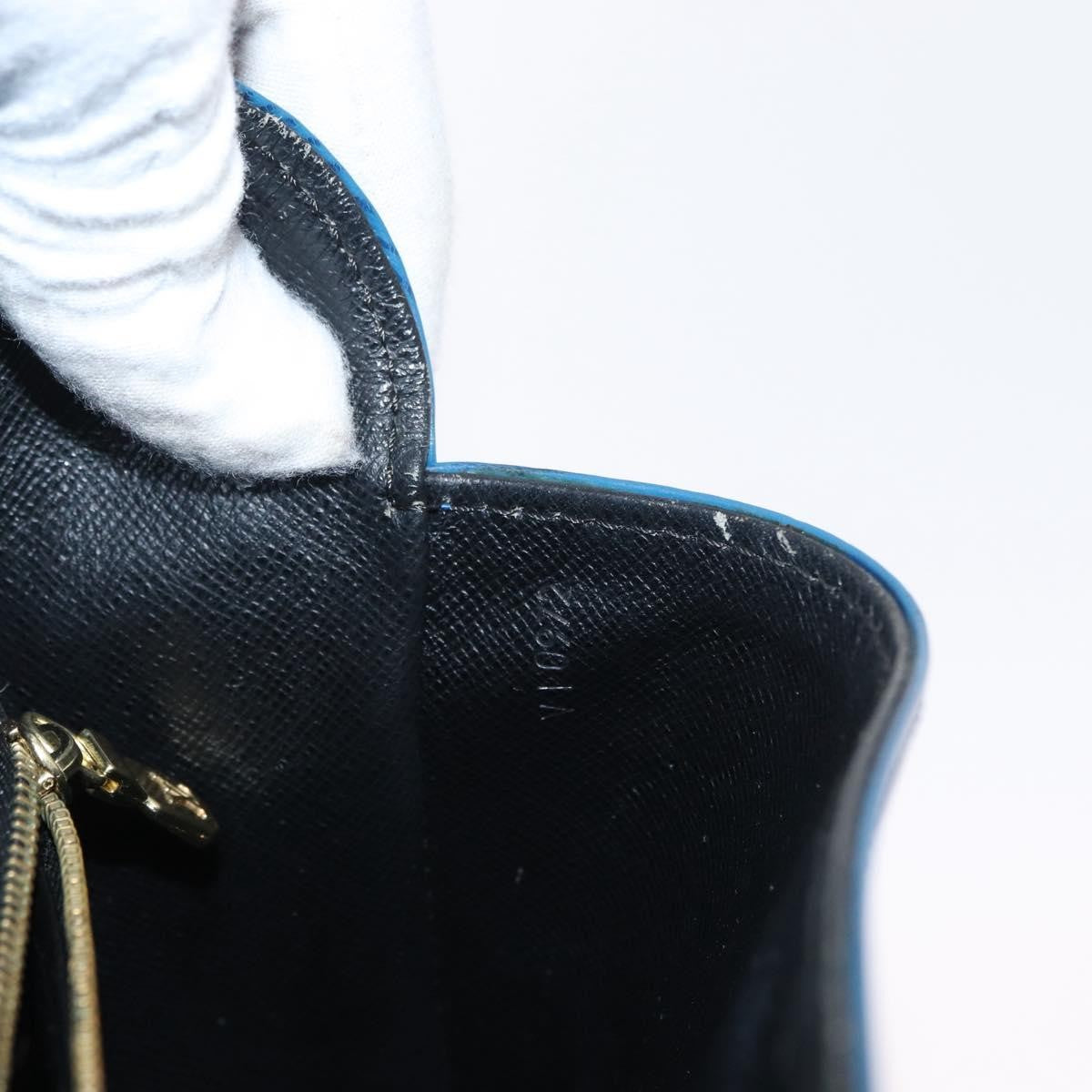 Louis Vuitton Saint Cloud Handbag Epi Leather Blue Leather Shoulder Bag