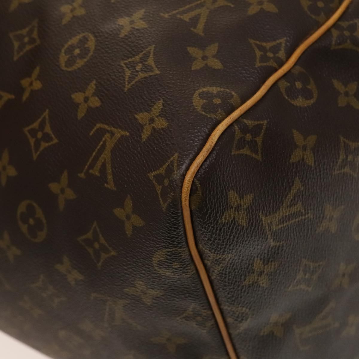 Louis Vuitton Keepall Bag Monogram Canvas Brown Canvas Travel Bag