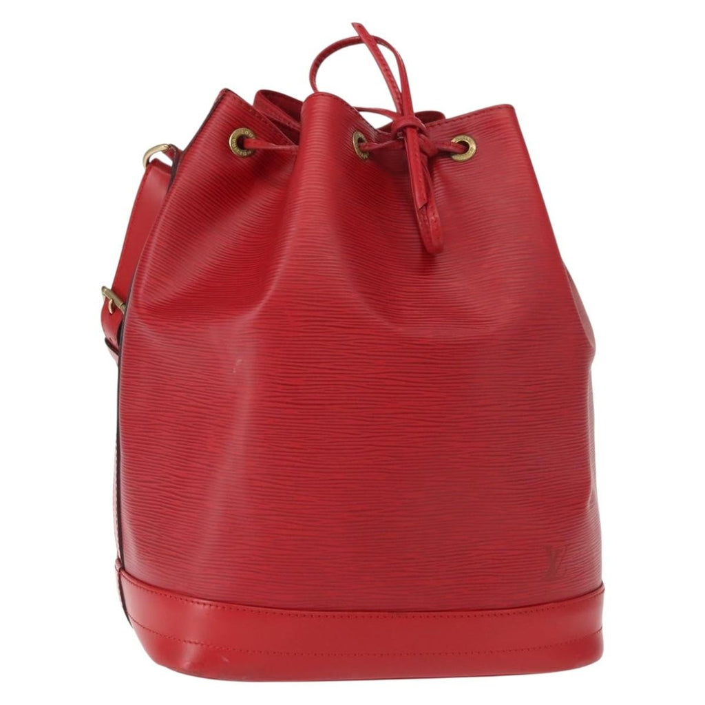 Louis Vuitton Noe Handbag Epi Leather Red Leather Shoulder Bag
