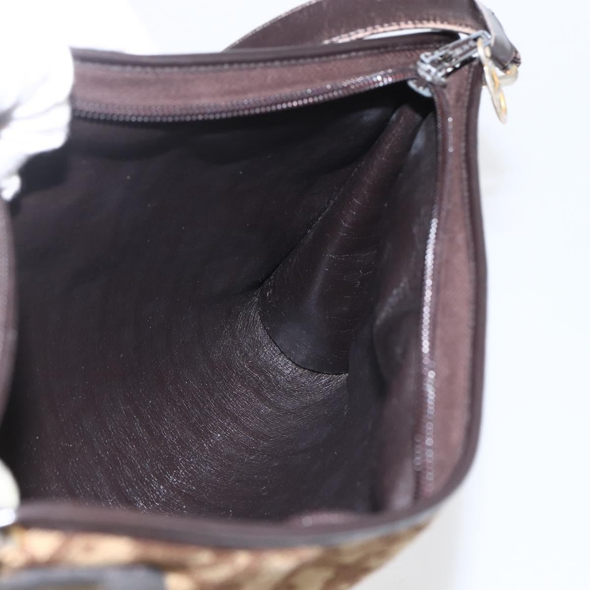Christian Dior Vintage Cd Trotter Shoulder Bag Canvas Beige Canvas Shoulder Bag Bag (Pre-Owned)