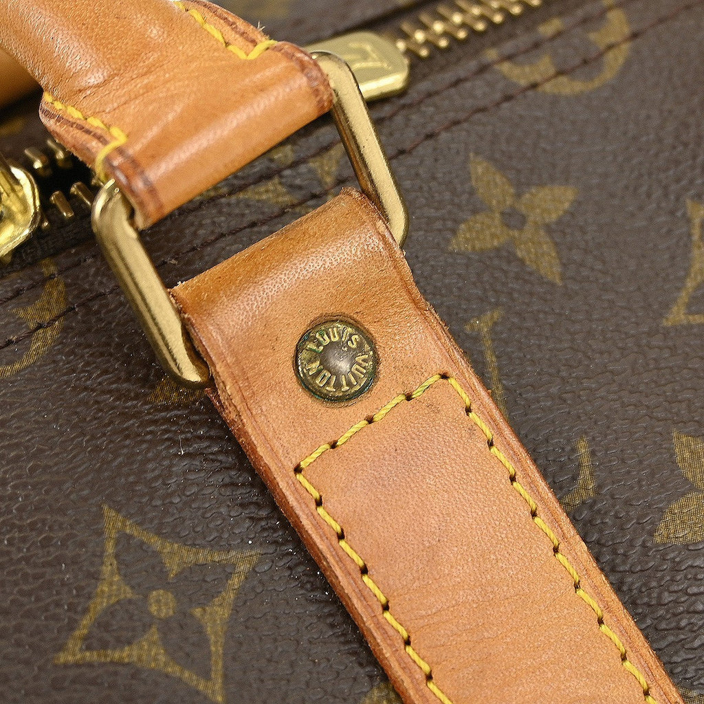 Louis Vuitton Keepall Bag Monogram Canvas Brown Canvas Travel Bag