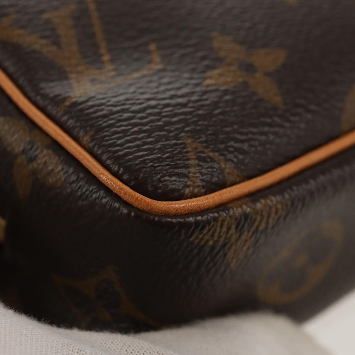 Louis Vuitton Wapity Trousse Pouch Monogram Canvas Brown Canvas Clutche & Pouche Bag