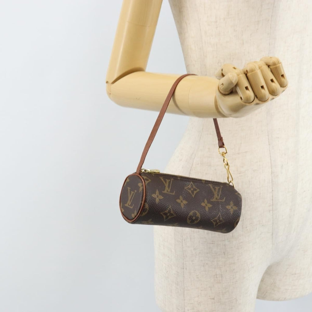 Louis Vuitton Papillon Pochette Monogram Canvas Brown Canvas Clutche & Pouche Bag