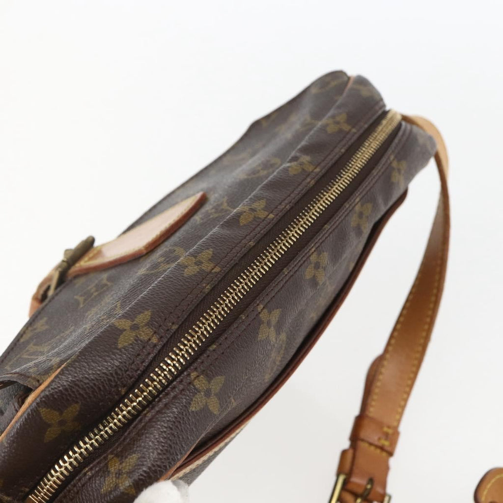 Louis Vuitton Jeune Fille Handbag Monogram Canvas Brown Canvas Shoulder Bag