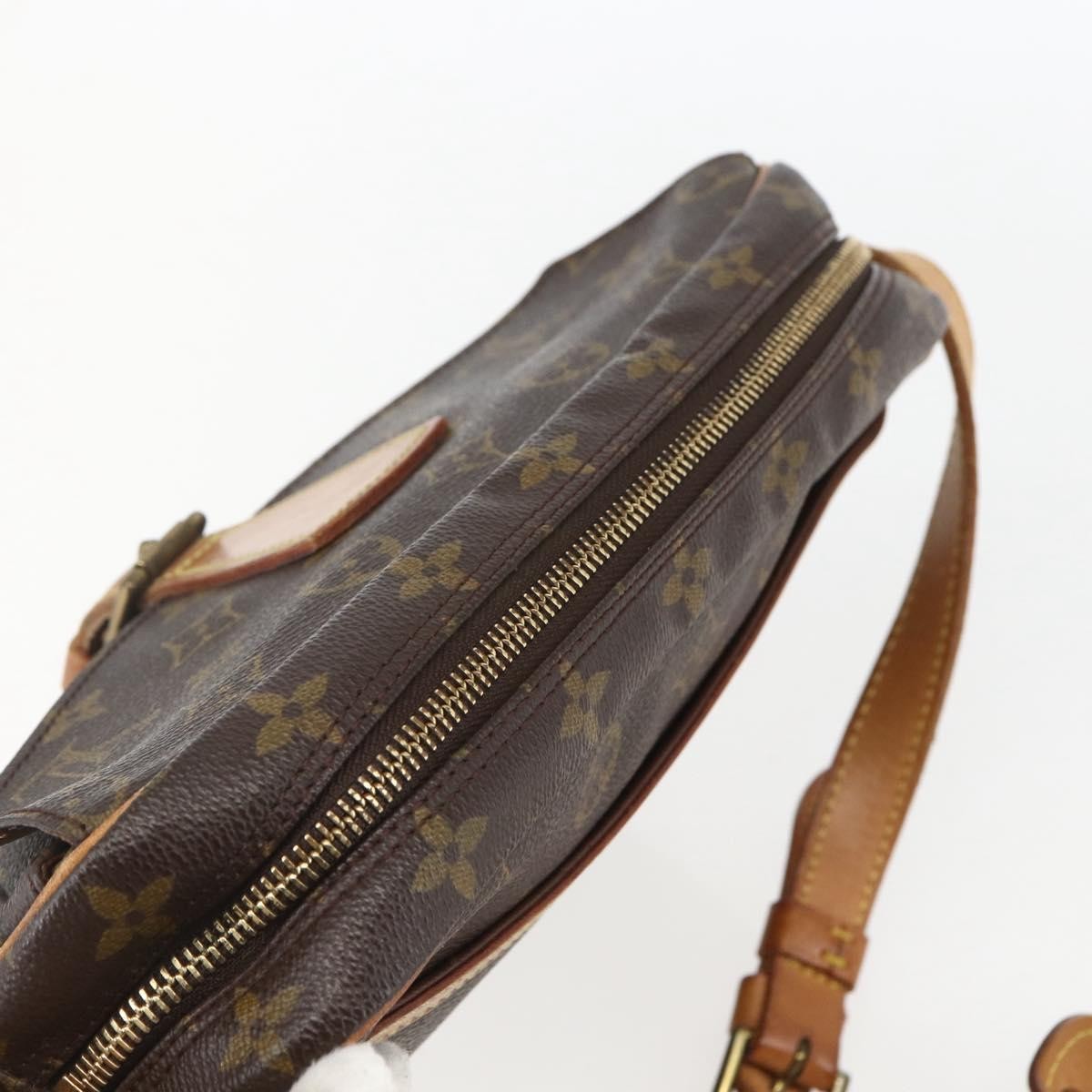 Louis Vuitton Jeune Fille Handbag Monogram Canvas Brown Canvas Shoulder Bag