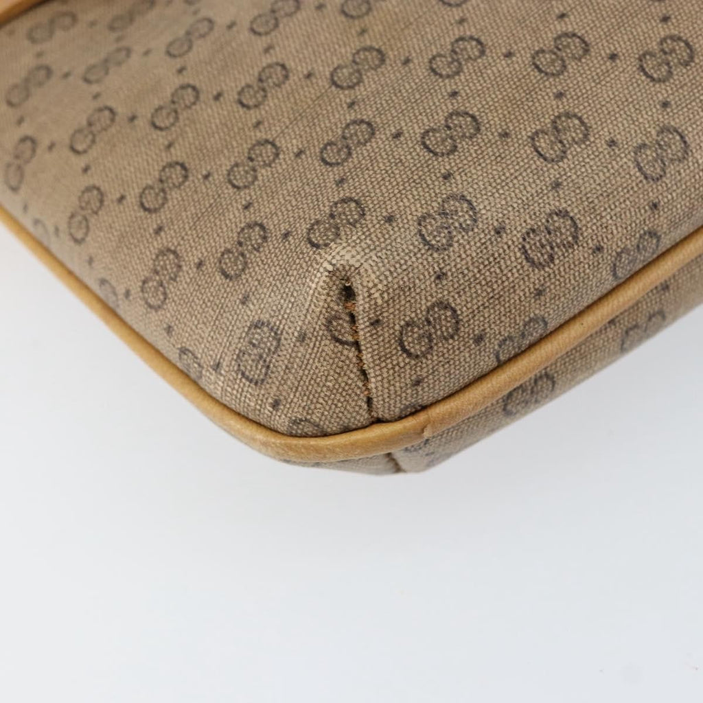 Gucci Micro Gg Supreme Shoulder Bag Gg Canvas Beige Pvc Shoulder Bag Bag (Pre-Owned)