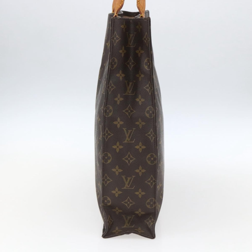 Louis Vuitton Sac Plat Bag Monogram Canvas Brown Canvas Tote Bag