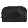 Chanel Vintage Toiletry Pouch Leather Black Leather Clutche & Pouche Bag