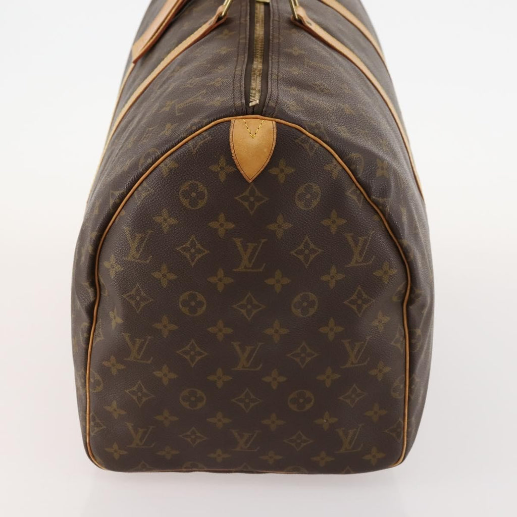 Louis Vuitton Keepall Bag Monogram Canvas Brown Canvas Travel Bag