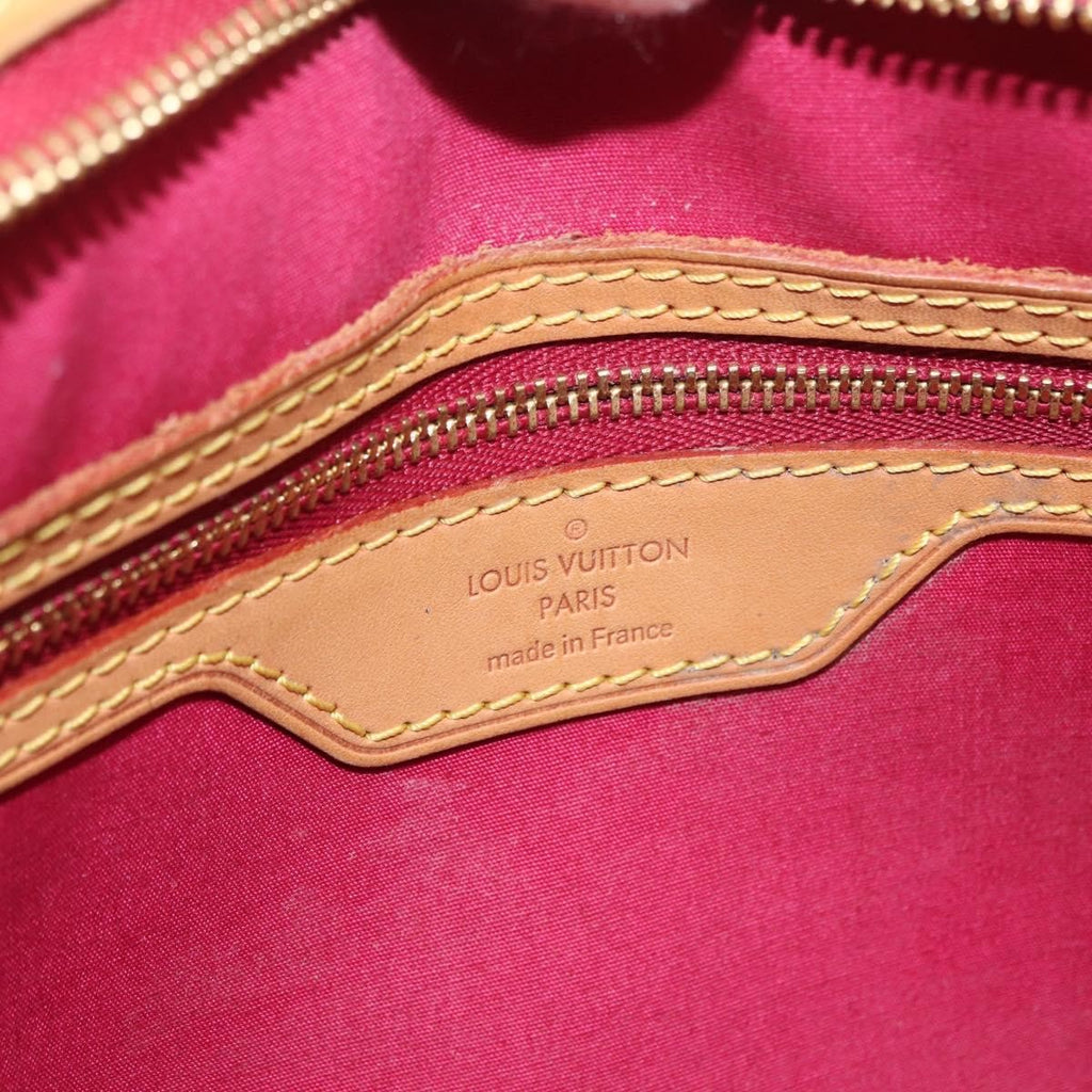 Louis Vuitton Brea Handbag Monogram Vernis Red Patent_Leather Handbag