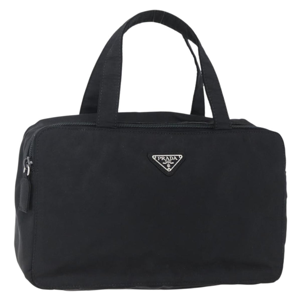 Prada Vintage Handbag Tessuto Black Nylon Handbag