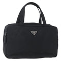 Prada Vintage Handbag Tessuto Black Nylon Handbag