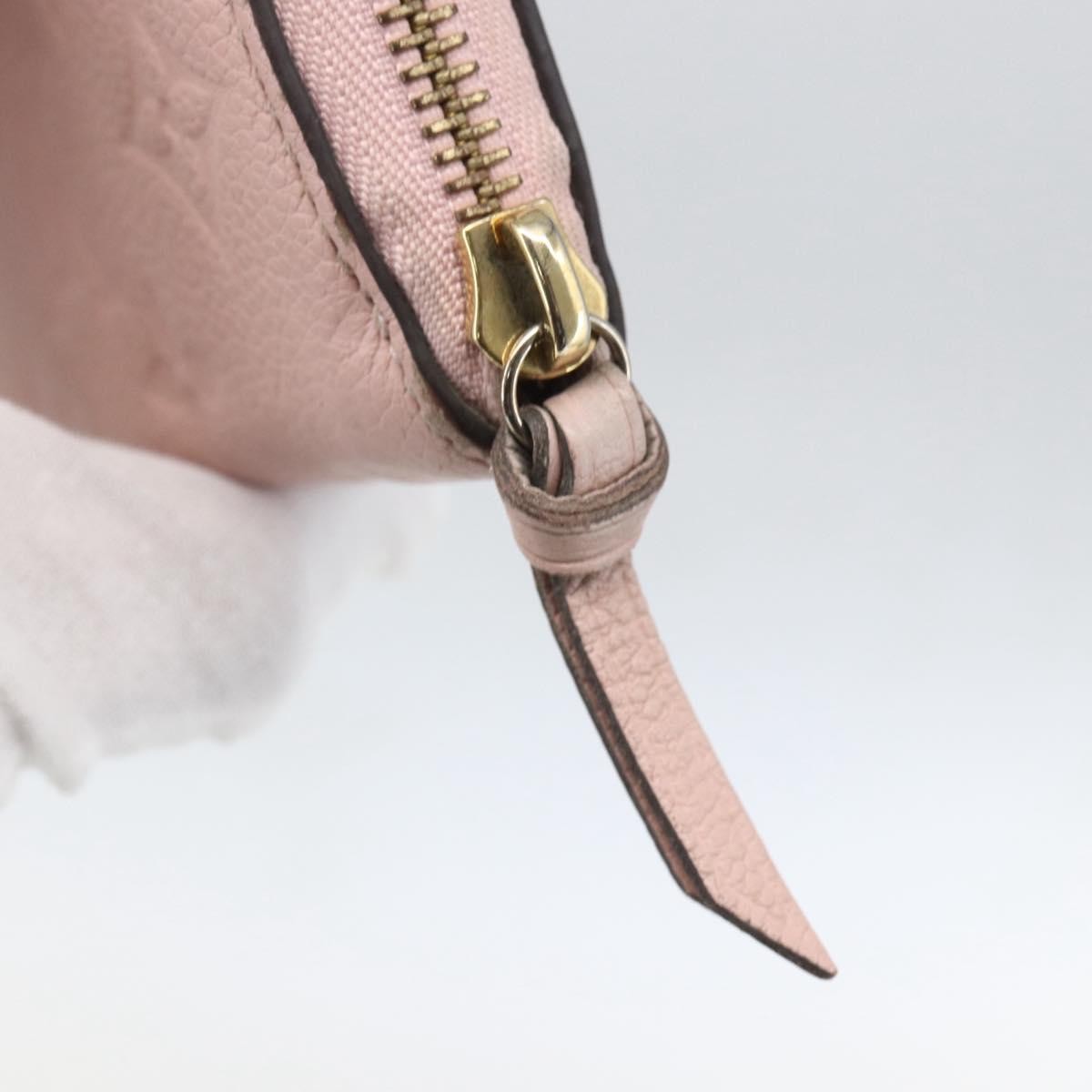 Louis Vuitton Clemence Wallet Monogram Empreinte Leather Pink Leather Wallets Accessory