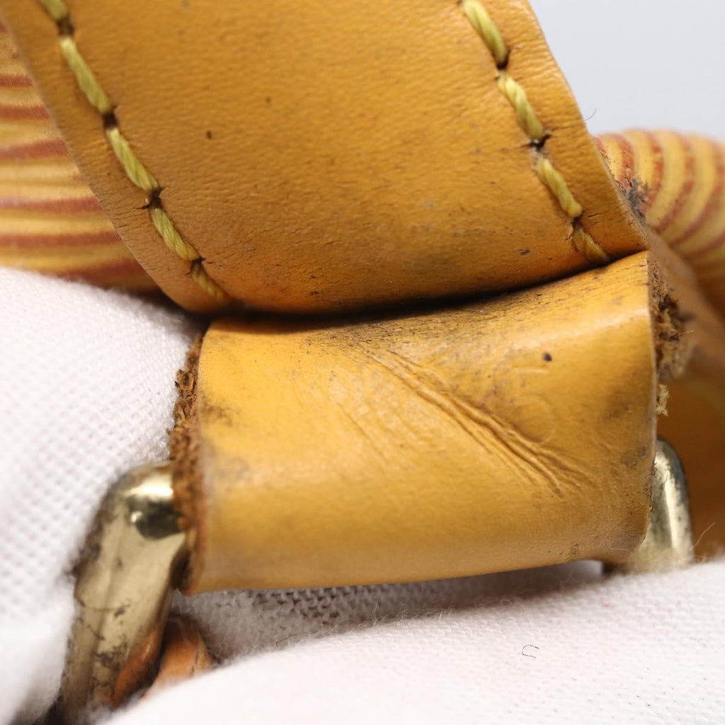 Louis Vuitton Petit Noe Nm Handbag Epi Leather Yellow Leather Shoulder Bag