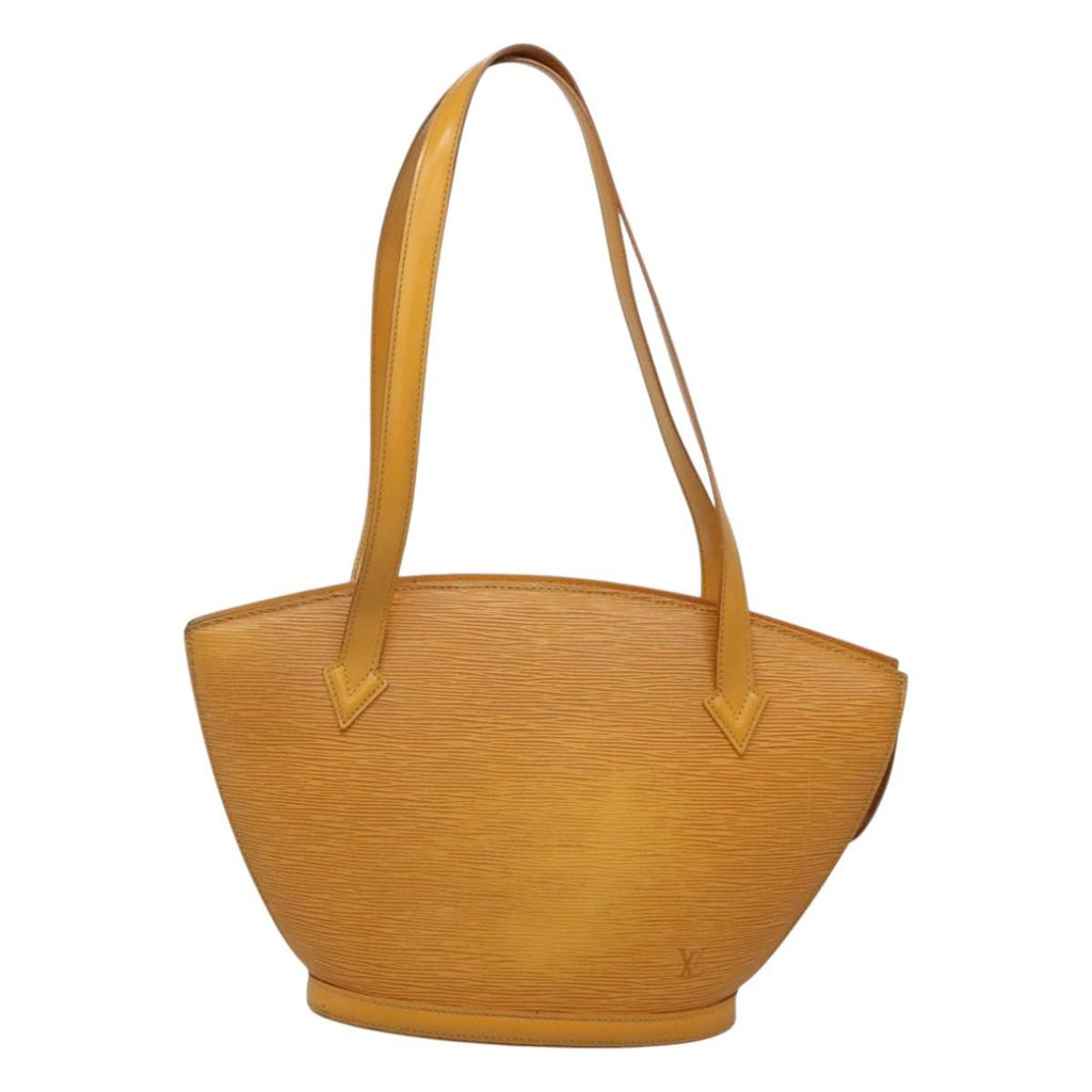 Louis Vuitton Saint Jacques Handbag Epi Leather Yellow Leather Shoulder Bag