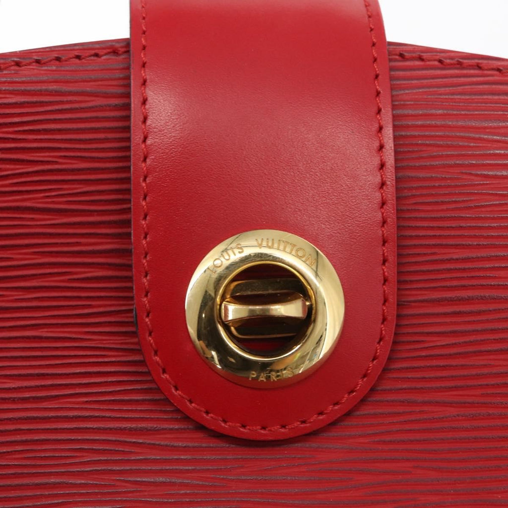 Louis Vuitton Cluny Shoulder Bag Epi Leather Red Leather Shoulder Bag