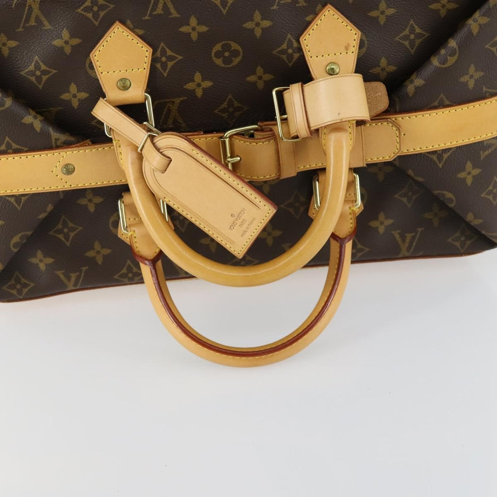 Louis Vuitton Cruiser Handbag Monogram Canvas Brown Canvas Travel Bag