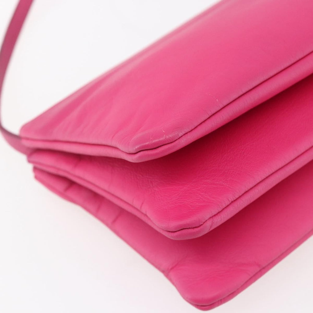 Celine Trio Crossbody Bag Leather Pink Leather Shoulder Bag Bag