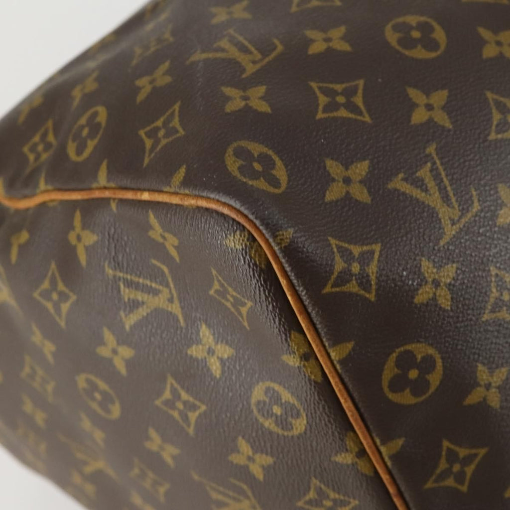 Louis Vuitton Keepall Bag Monogram Canvas Brown Canvas Travel Bag