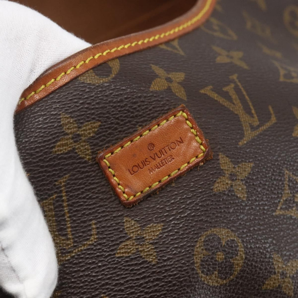 Louis Vuitton Saumur Handbag Monogram Canvas Brown Canvas Shoulder Bag