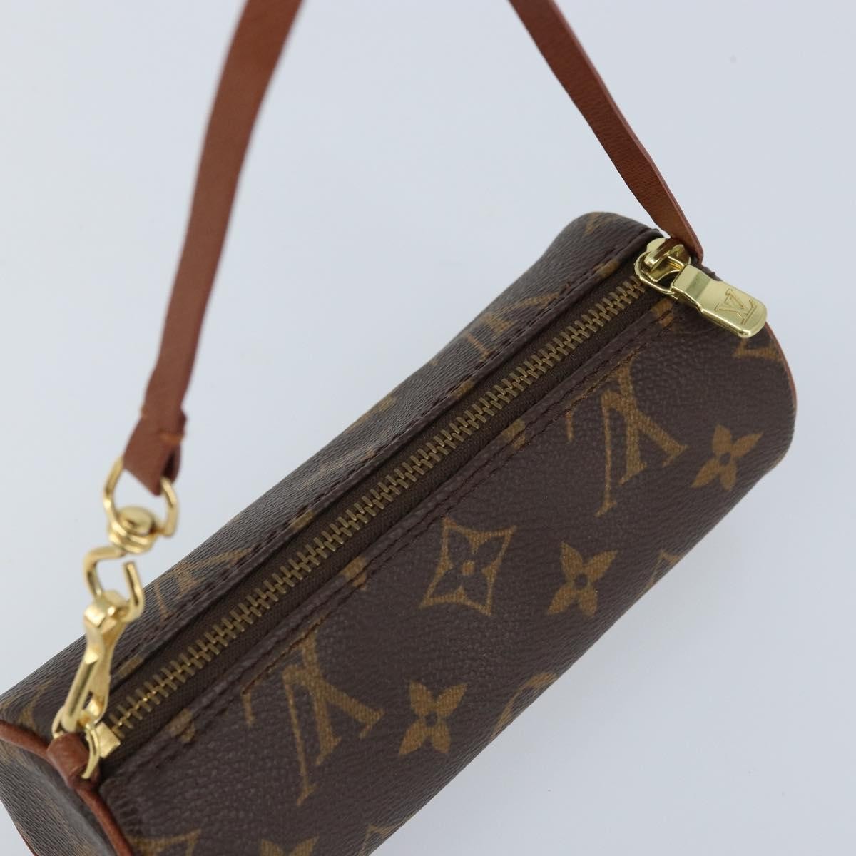 Louis Vuitton Papillon Pochette Monogram Canvas Brown Canvas Clutche & Pouche Bag