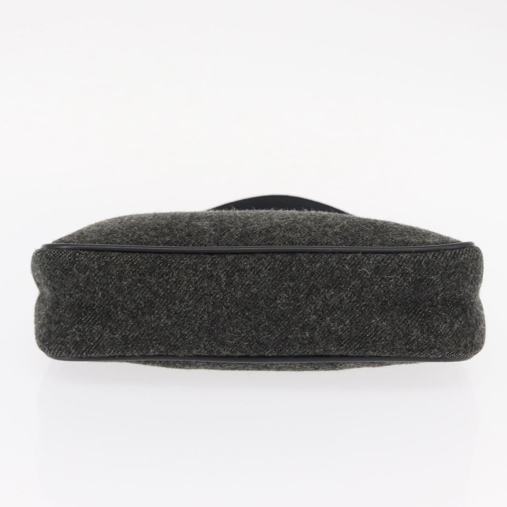 Prada Re-Edition 2000 Hobo Wool Gray Wool Handbag