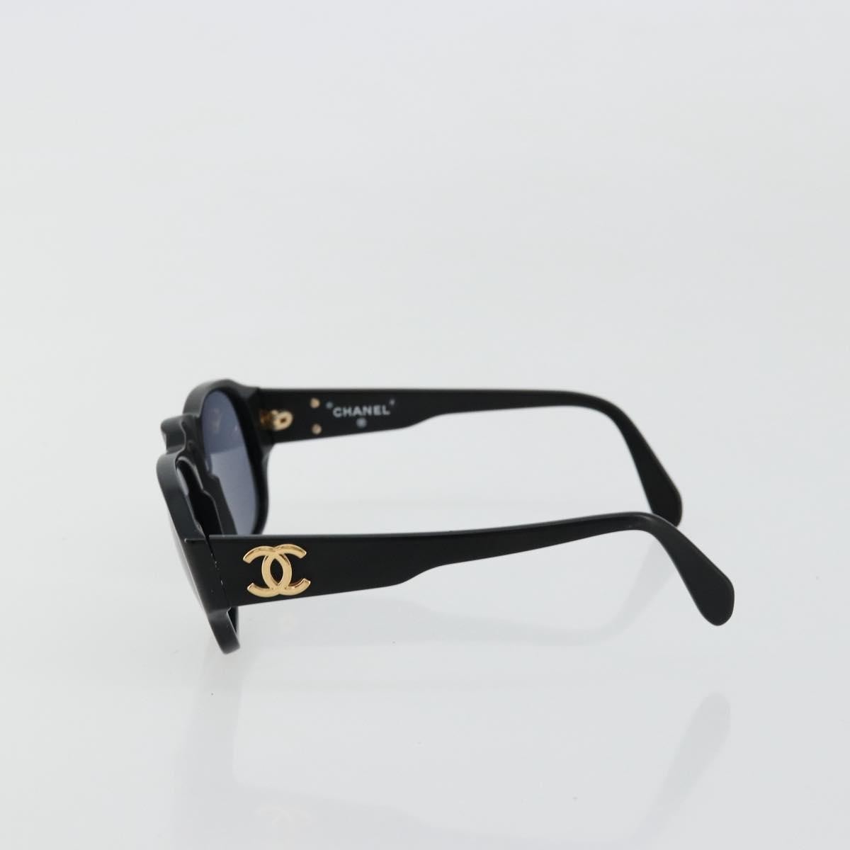 Chanel Logo Cc Sunglasses Plastic Black Plastic Sunglasse Accessory