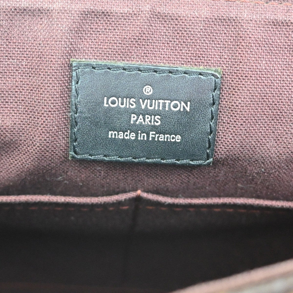 Louis Vuitton District Messenger Bag Macassar Monogram Canvas Brown Canvas Shoulder Bag