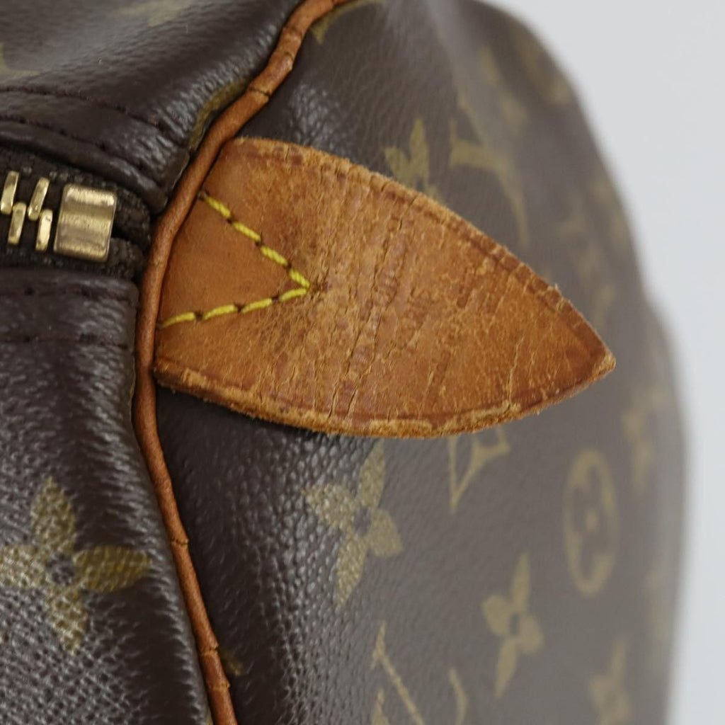 Louis Vuitton Keepall Bag Monogram Canvas Brown Canvas Travel Bag