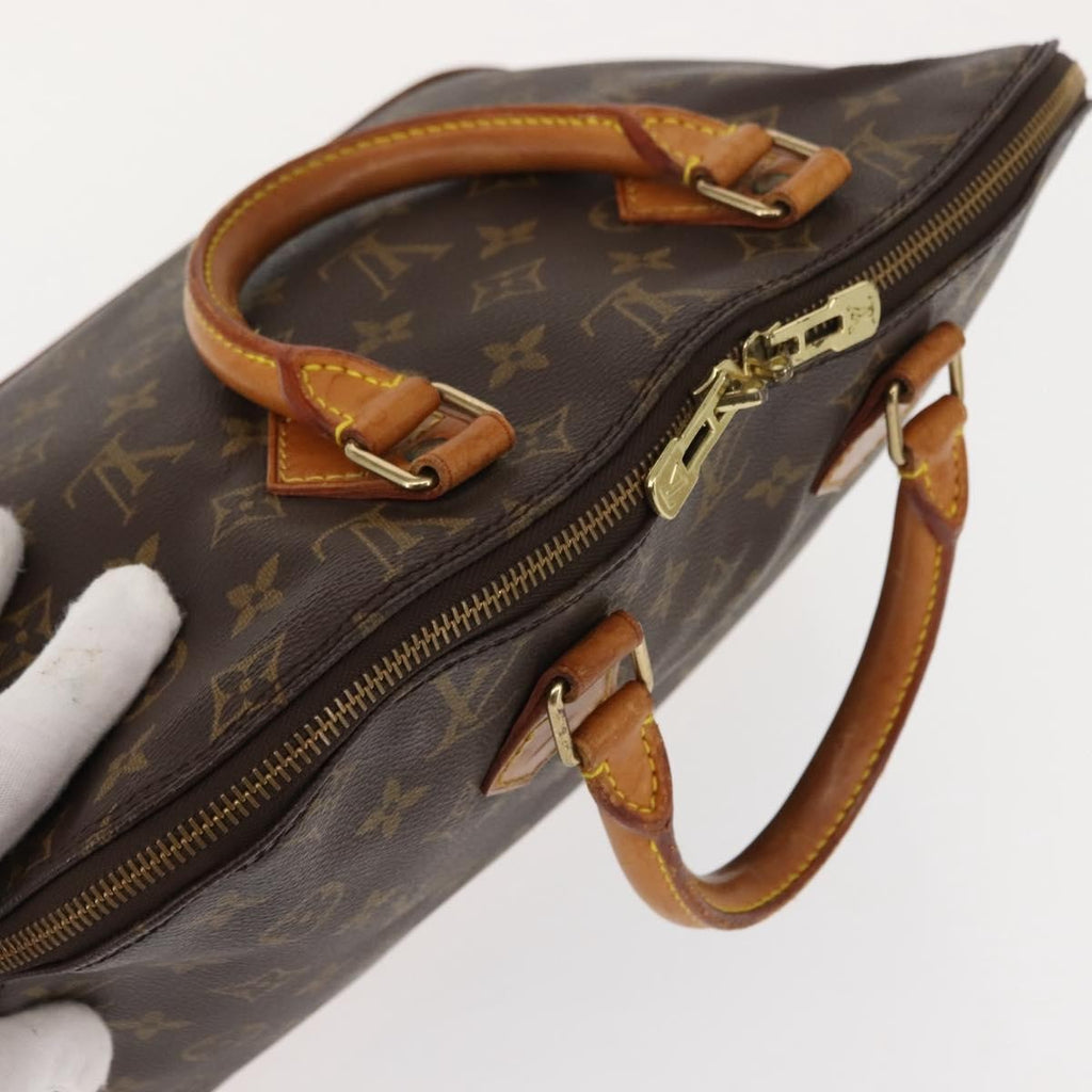 Louis Vuitton Vintage Alma Handbag Monogram Canvas Brown Canvas Handbag