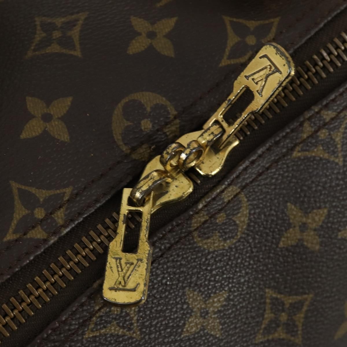 Louis Vuitton Keepall Bag Monogram Canvas Brown Canvas Travel Bag