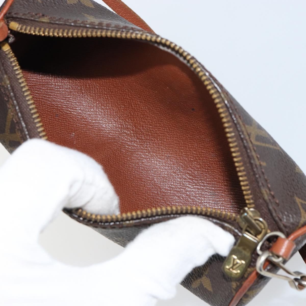 Louis Vuitton Papillon Pochette Monogram Canvas Brown Canvas Clutche & Pouche Bag