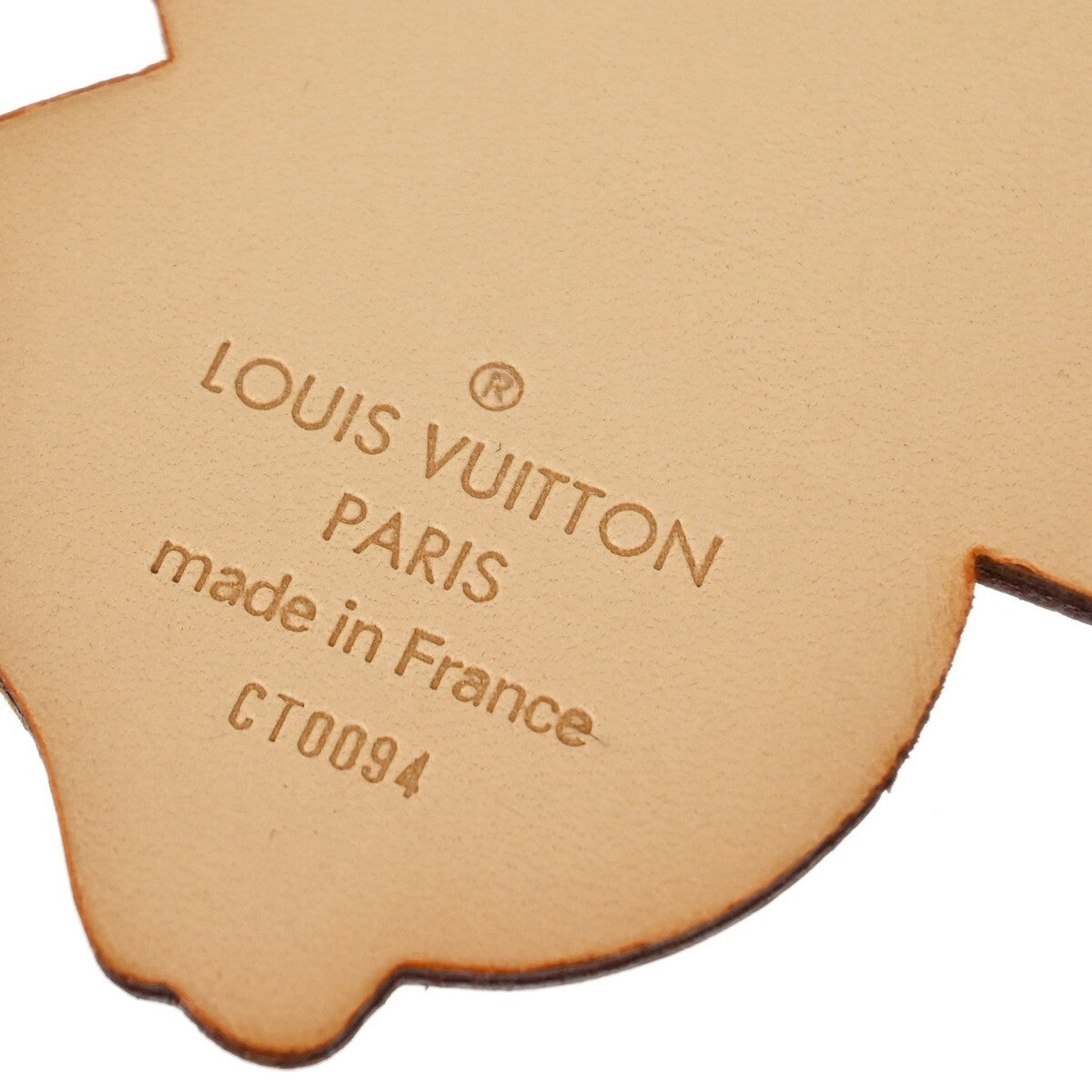 Louis Vuitton Murakami Panda Bag Charm And Keychain Vachetta Leather Beige Leather Charms And Keychains Accessory