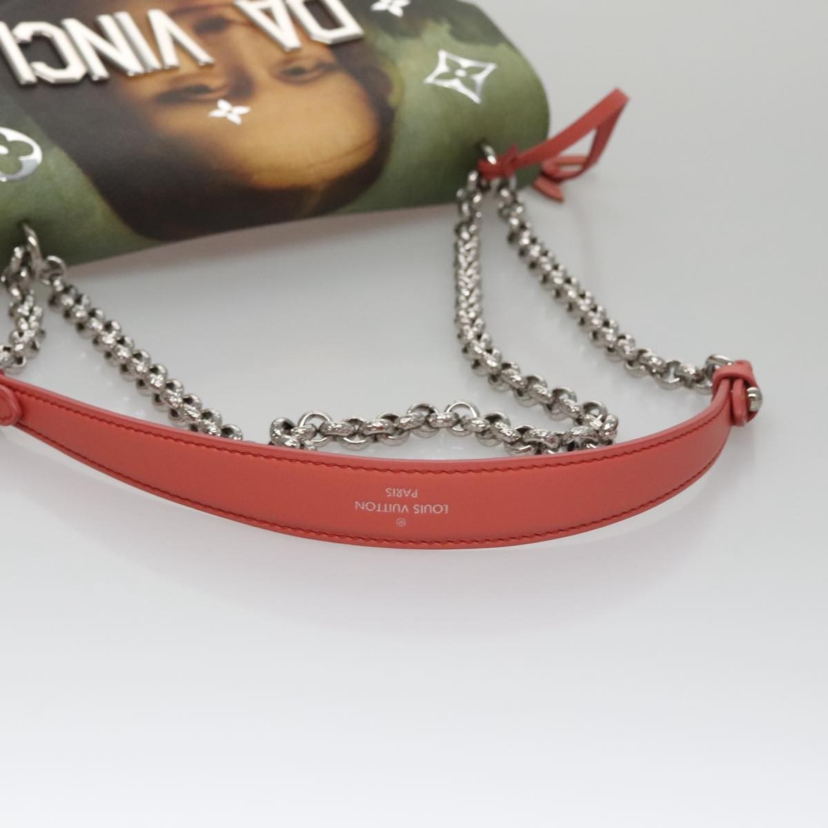 Louis Vuitton Chain Shoulder Bag Limited Edition Jeff Koons Da Vinci Print Canvas Multicolour Canvas Shoulder Bag