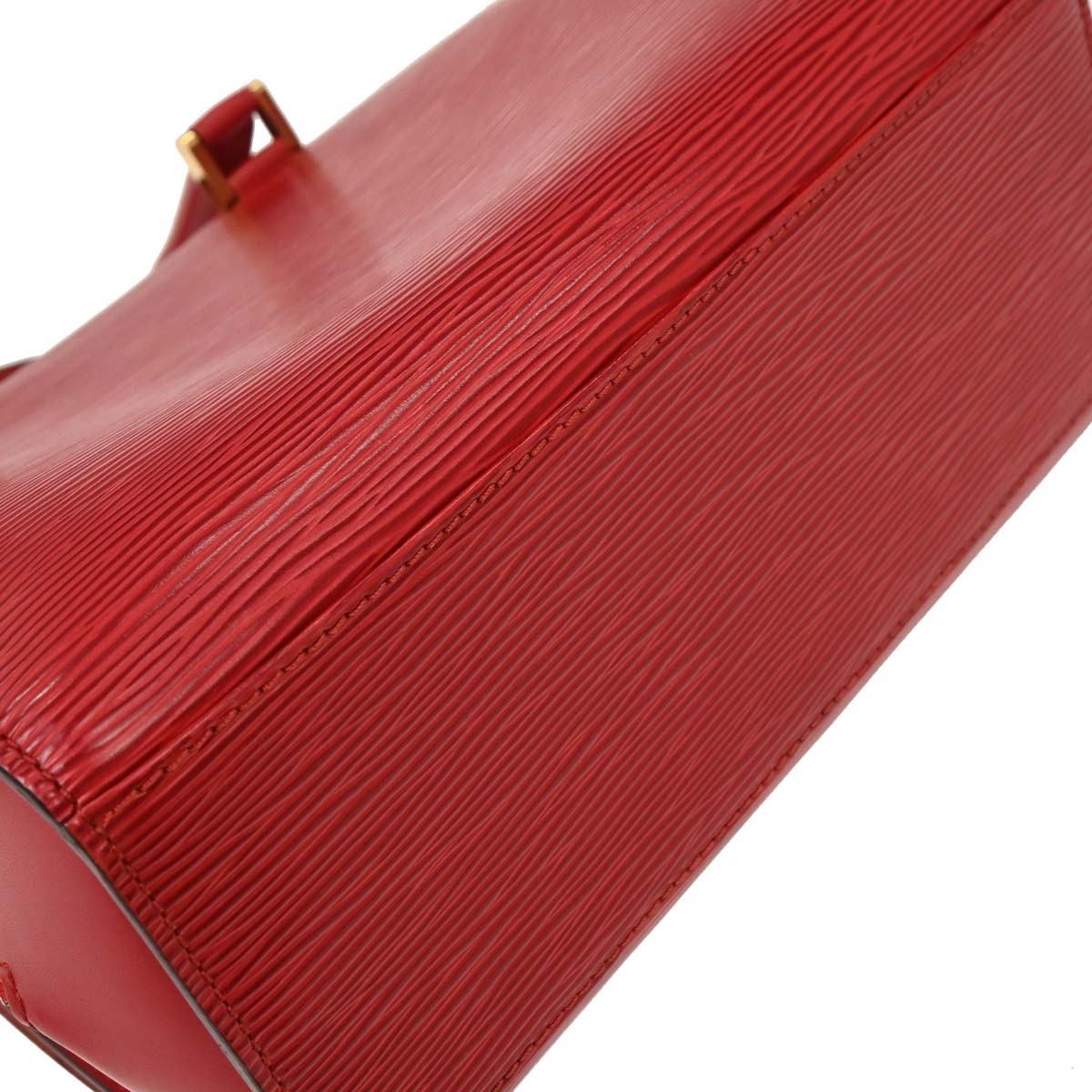 Louis Vuitton Pont Neuf Handbag Epi Leather Red Leather Handbag