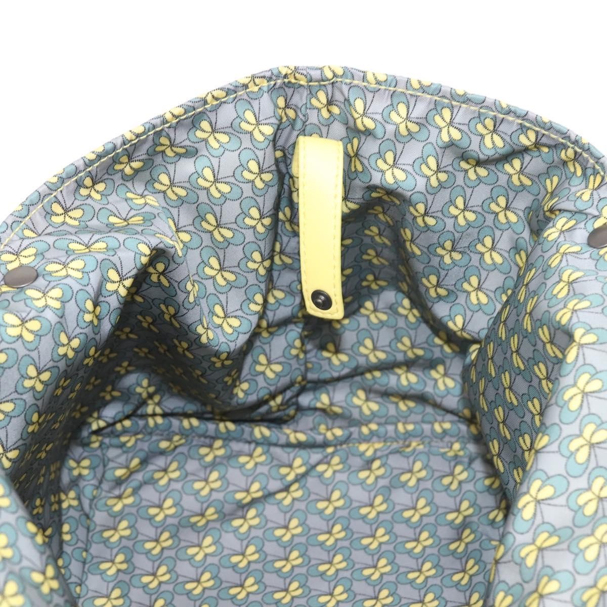 Bottega Veneta A-Shape Tote Leather With Intrecciato Detail Yellow Leather Shoulder Bag Bag