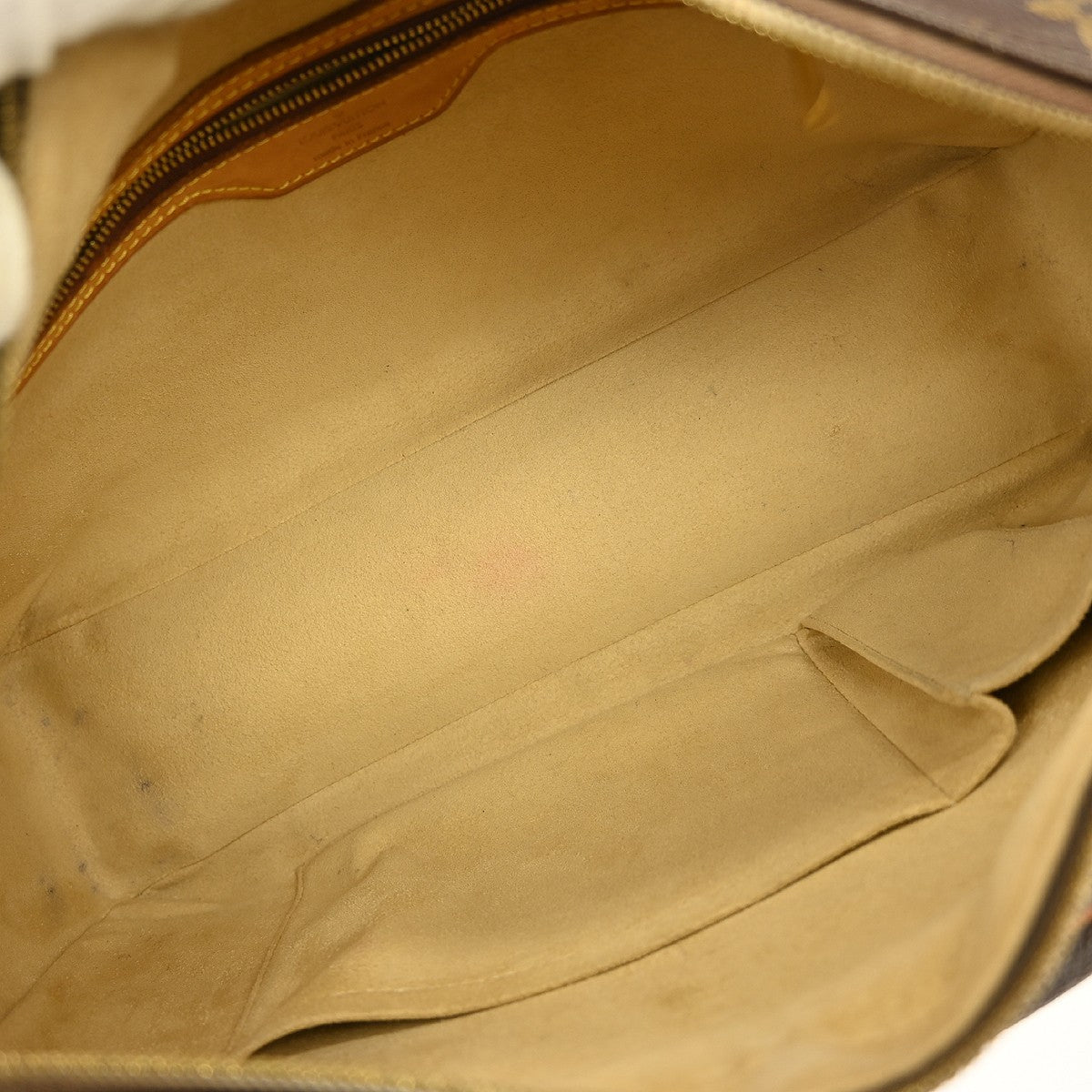 Louis Vuitton Cite Handbag Monogram Canvas Brown Canvas Shoulder Bag