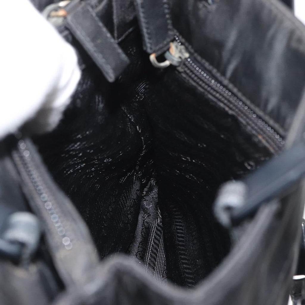 Prada Vintage Tote Nylon Black Nylon Tote Bag Bag