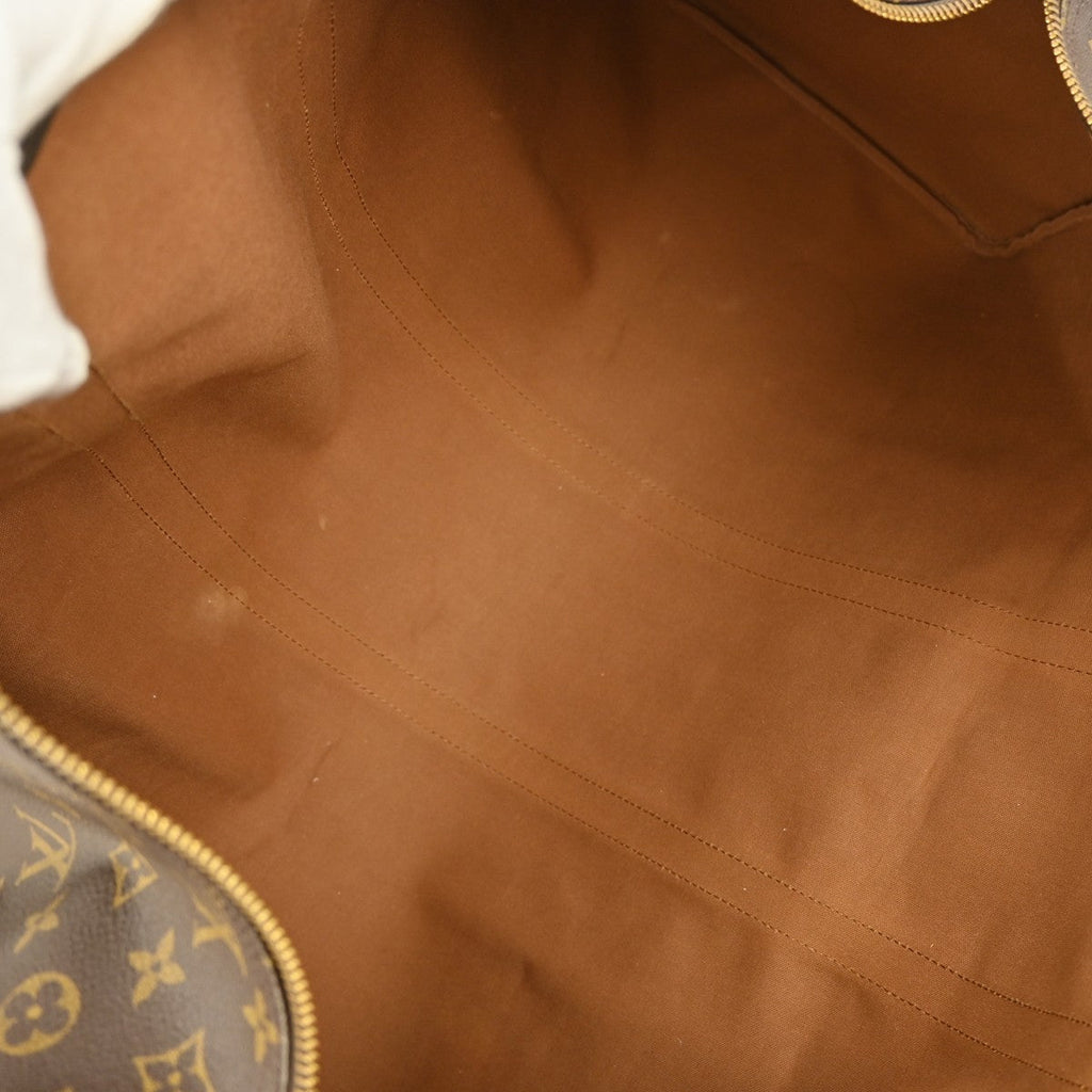 Louis Vuitton Keepall Bag Monogram Canvas Brown Canvas Travel Bag