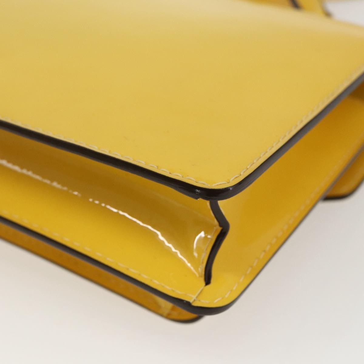 Louis Vuitton Monceau Handbag Vernis Yellow Patent_Leather Handbag