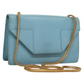 Saint Laurent Betty Bag Leather Blue Leather Shoulder Bag Bag (Pre-Owned)