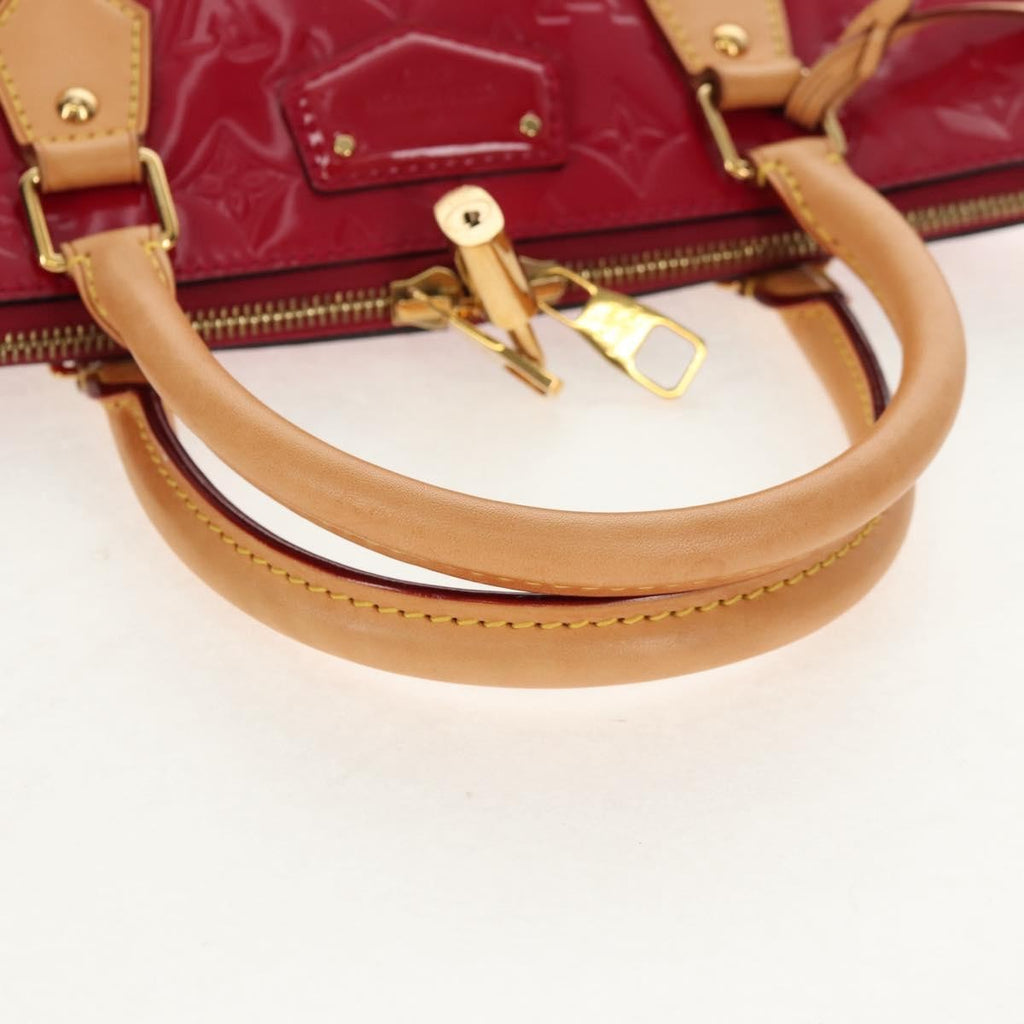 Louis Vuitton Montebello Handbag Monogram Vernis Pink Patent_Leather Handbag