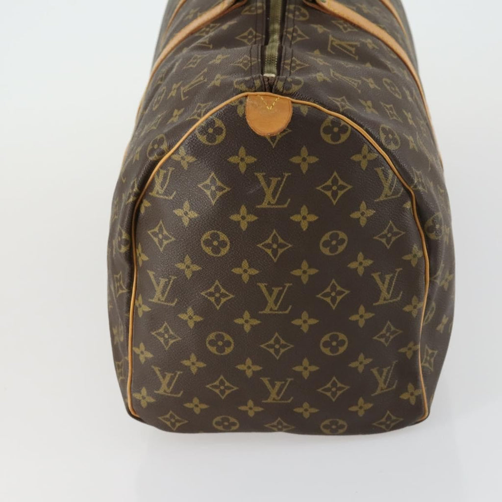 Louis Vuitton Keepall Bag Monogram Canvas Brown Canvas Travel Bag