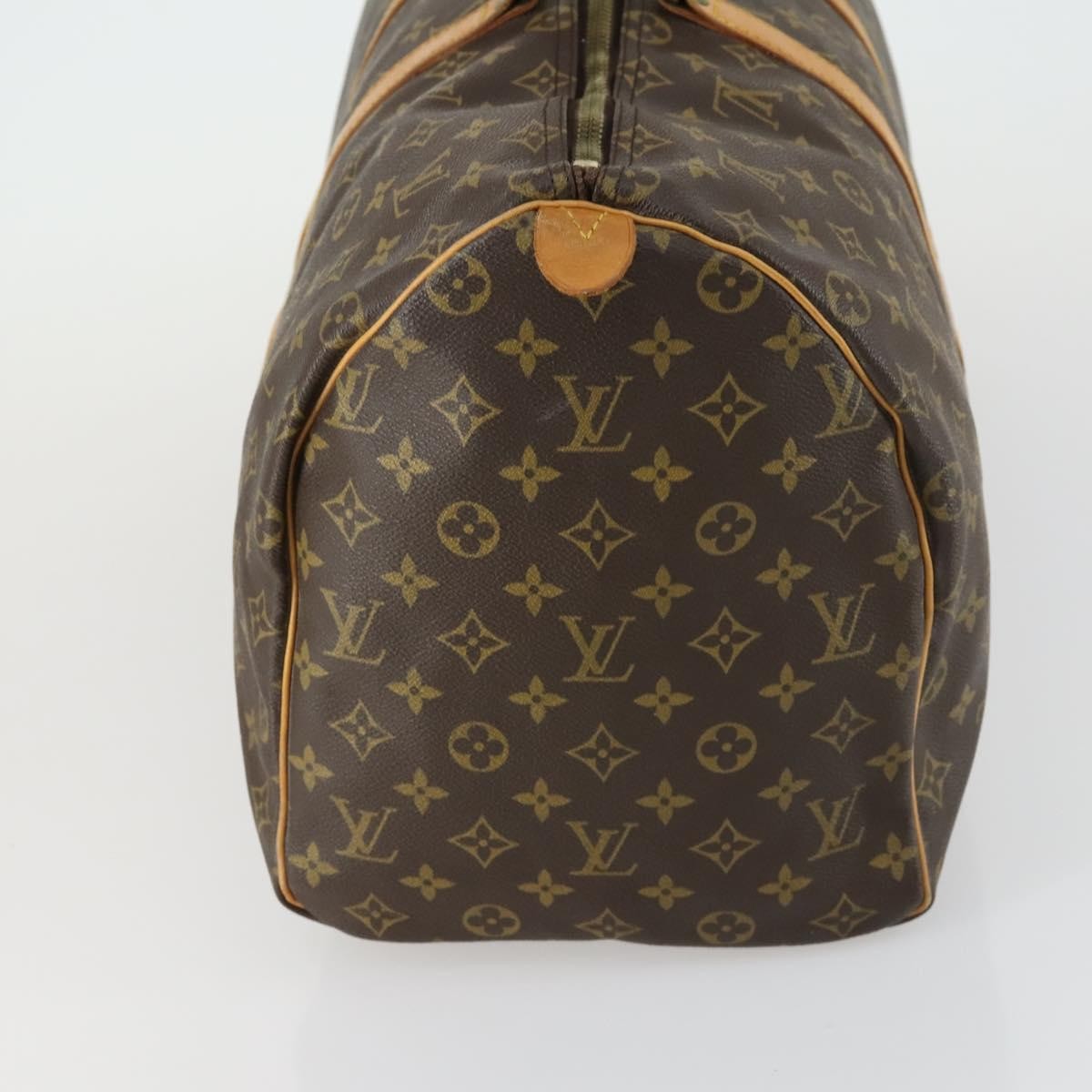 Louis Vuitton Keepall Bag Monogram Canvas Brown Canvas Travel Bag