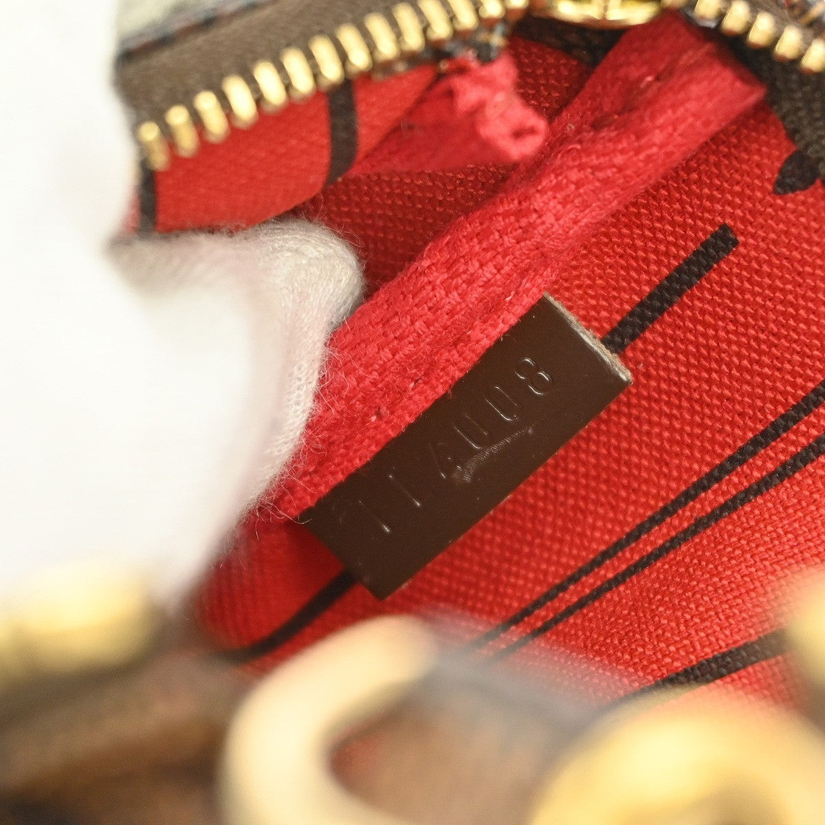 Louis Vuitton Pochette Accessoires Limited Edition Monogram Trunk Brown Canvas Clutche & Pouche Bag