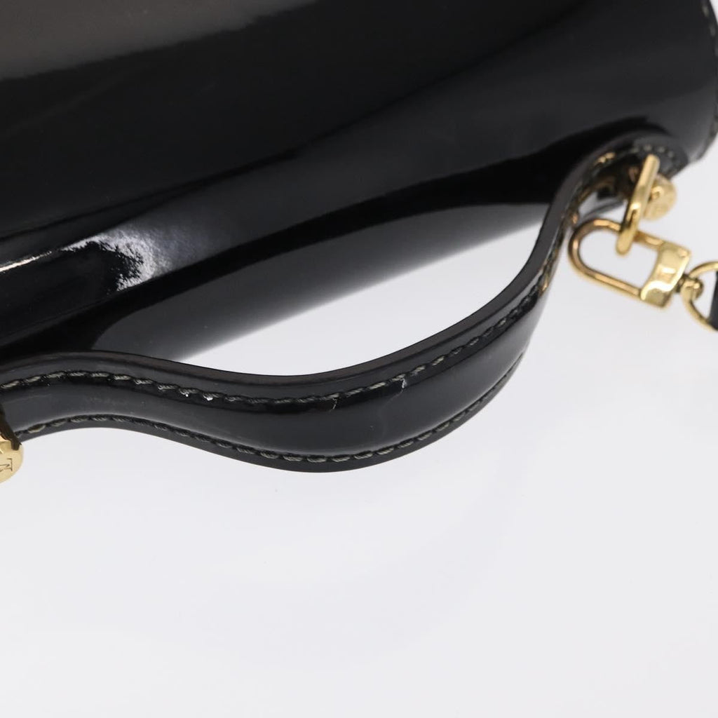 Louis Vuitton Monceau Handbag Vernis Black Patent_Leather Handbag