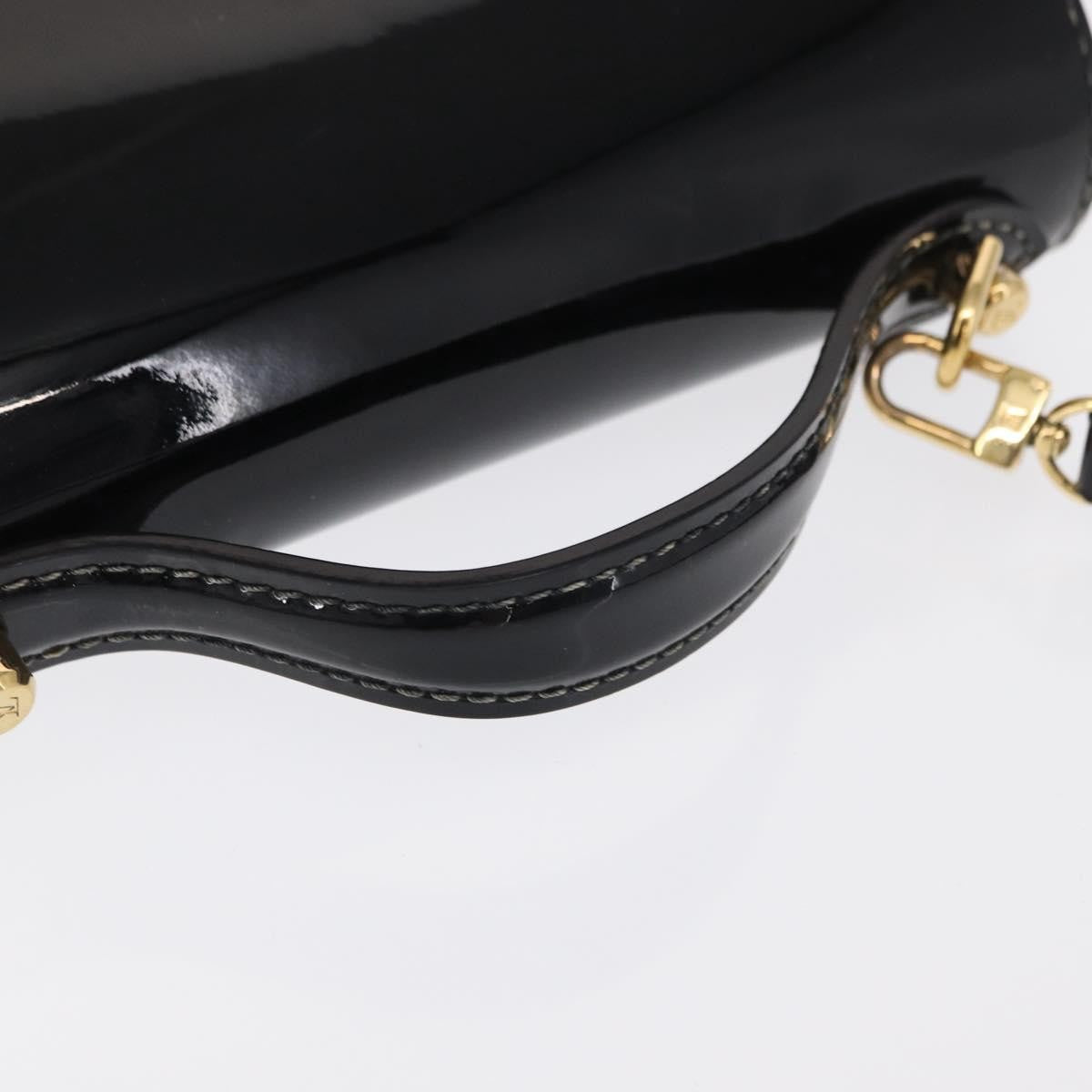 Louis Vuitton Monceau Handbag Vernis Black Patent_Leather Handbag