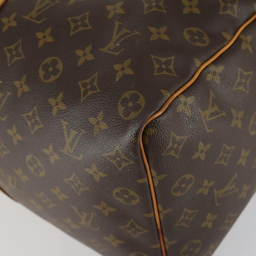 Louis Vuitton Keepall Bag Monogram Canvas Brown Canvas Travel Bag
