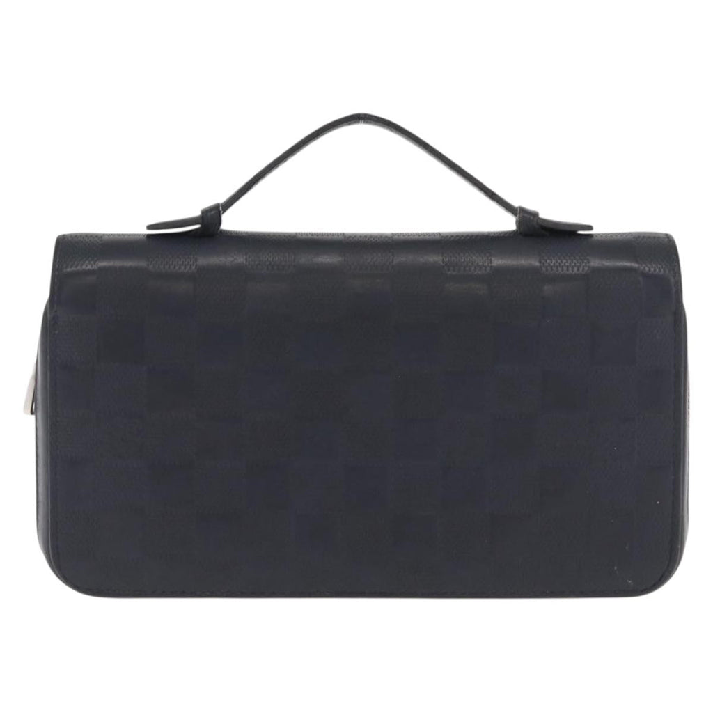 Louis Vuitton Zippy Xl Damier Leather Black Leather Wallets Accessory